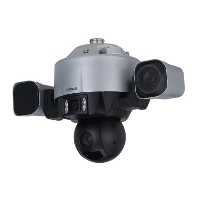 Camera supraveghere trafic rotativa IP Speed Dome Dual PTZ Dahua WizMind Starlight SDT5X425-4Z4-FAJG-PV-0832, 4MP + 4MP, 5.4-135mm, IR 100m, lumina alba 30m, 25x, slot card, parcare ilegala, PFA