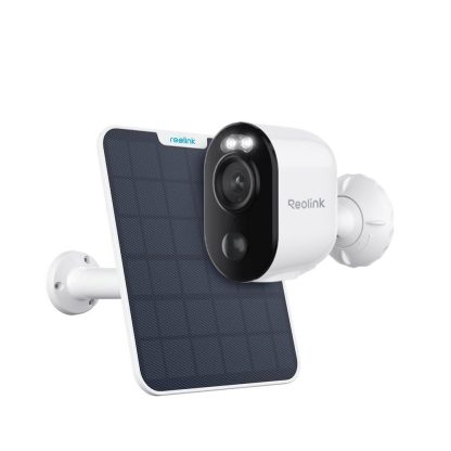 Camera supraveghere wireless Argus B310 cu panou solar Reolink B310+SOLAR, 3 MP, 4 mm, IR / lumina alba 10 m, Wi-Fi, detectie persoane / vehicule / animale, acumulator 6000mAh, microfon, difuzor