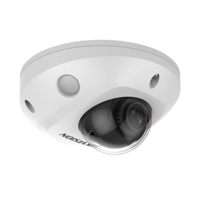 Camera supraveghere wireless IP WiFi Hikvision AcuSense DS-2CD2543G2-IWS2, 4 MP, IR 30 m, 2.8 mm, PoE, slot card, microfon