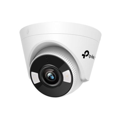 Camera supraveghere wireless Wi-Fi Dome TIP-LINK Full Color VIGI C440-W, 4 MP, 4 mm, IR/lumina alba 30 m, active defense, microfon si difuzor, slot card, vizualizare de pe telefon, detectie persoane