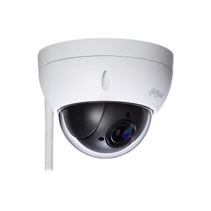 Camera supraveghere rotativa wireless IP WiFi Dome PTZ Dahua Starlight SD22204UE-GN-W, 2 MP, 2.7mm - 11mm, 4x, slot card