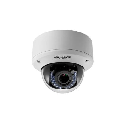 Camera supraveghere Dome Hikvision DS-2CE56D0T-VPIR3E, 2 MP, IR 40 m, 2.8 - 12 mm, PoC