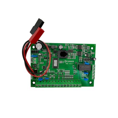 Centrala alarma antiefractie CERBER C52 PCB, 2 partitii, 5 zone, 30 utilizatori