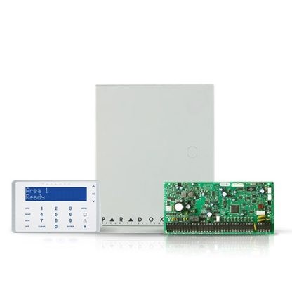 Centrala alarma antiefractie Paradox Digiplex EVOHD cu tastatura K656 si carcasa, 8 partitii, 8-192 zone, 5-32 PGM