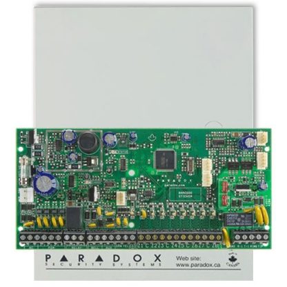 Centrala alarma antiefractie Paradox Spectra SP 6000, carcasa metalica cu traf, 8 zone, 2 partitii