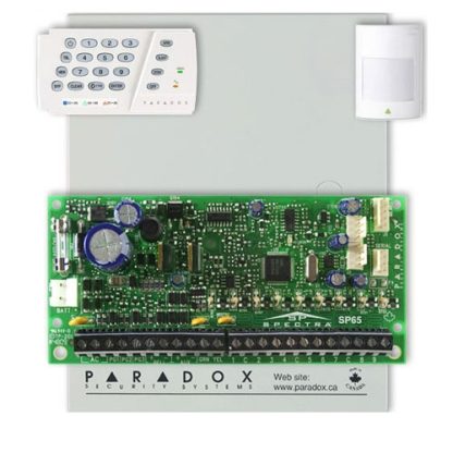 Centrala alarma antiefractie Paradox Spectra SP 65+K636