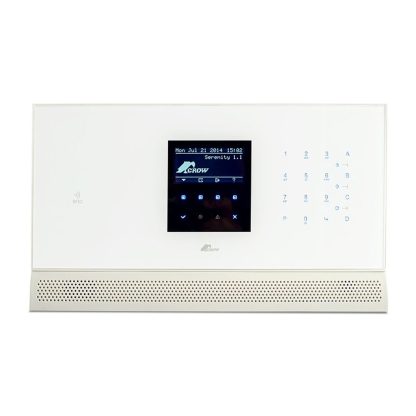 Centrala alarma antiefractie wireless Crow Serenity, 4 partitii, 32 zone, 16 iesiri, 32 utilizatori, 868 MHz, RF 500 m, TCP/IP, RFID