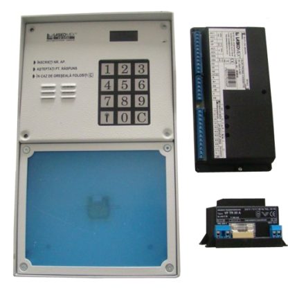 Centrala interfon de bloc Laskomex CD2503/RF2503, 255 posturi, 2 fire, aparent