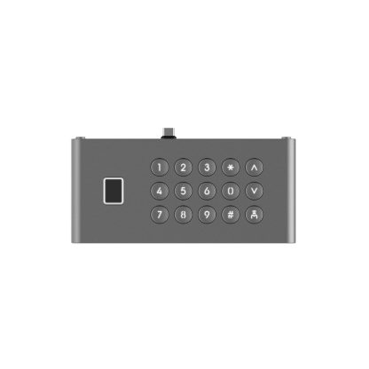 Cititor biometric de exterior cu tastatura Hikvision DS-KDM9633-FKP, 5000 amprente, cod pin