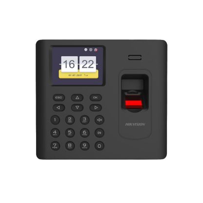 Cititor biometric de interior IP WiFi Hikvision DS-K1A802AMF-B, 2.4 inch, Mifare, 13.56 MHz, 3.000 amprente, 100.000 evenimente