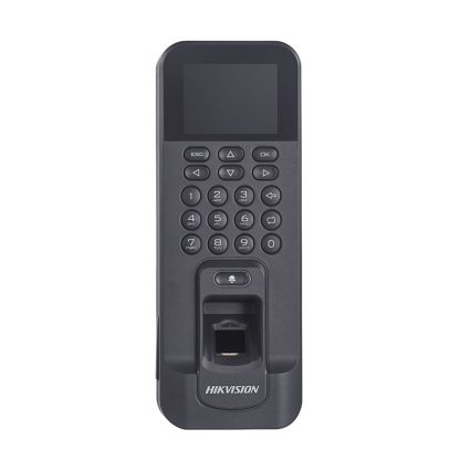 Cititor biometric de interior IP WiFi Hikvision DS-K1T804AMF, 2.4 inch, Mifare, 13.56 MHz, 3.000 amprente, 3.000 carduri, 100.000 evenimente