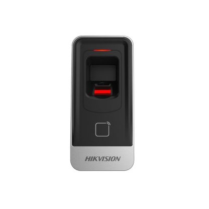 Cititor biometric Hikvision DS-K1201EF, EM, card/amprenta, 125 KHz, 5.000 amprente