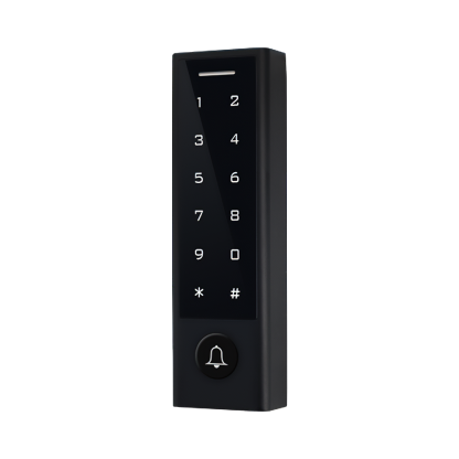 Cititor de proximitate standalone cu tastatura si sonerie Secukey CH3, PIN, Card, Wiegand, 125KHz/13.56MHz