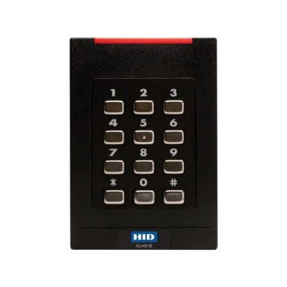 Cititor de proximitate cu tastatura HID 921NM, Wiegand, 13.56 MHz, card/cod PIN, interior/exterior