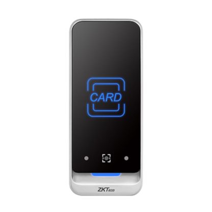 Cititor de proximitate RFID ZKTeco ACC-ER-QR600-V-2, Mifare, 13.56 MHz, cod QR, interior/exterior