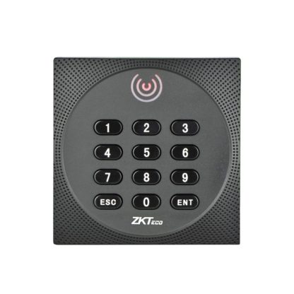 Cititor de proximitate ZKTeco ACC-ER-KR612E-RS, EM, cod PIN, 125 KHz, interior/exterior