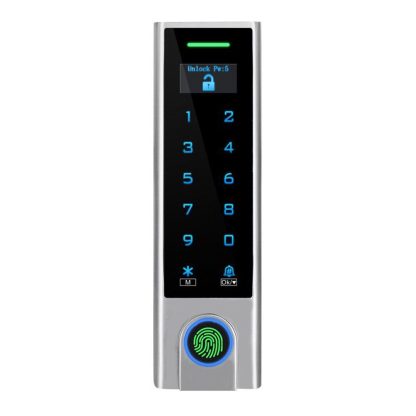 Control acces WiFi cu amprenta Secukey HFD3-WIFI, card EM, aplicatie Tuya, 10000 utilizatori