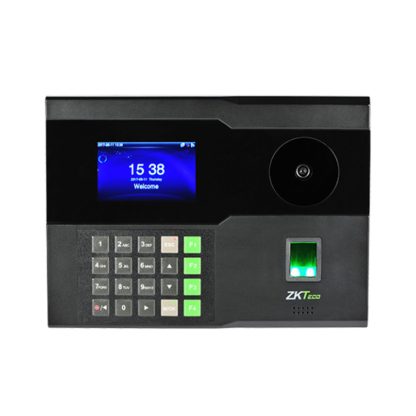 Controler de acces IP biometric ZKTeco TA-P260-1, ecran 2.8 inch, parola, 600 palme, 3.000 amprente, 10.000 carduri, 100.000 evenimente