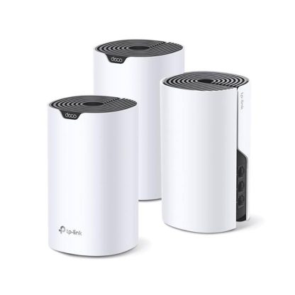 Sistem Mesh dual band TP-Link DECO S7(3-PACK), 2.4/5 GHz, 1300 Mbps, 3 bucati