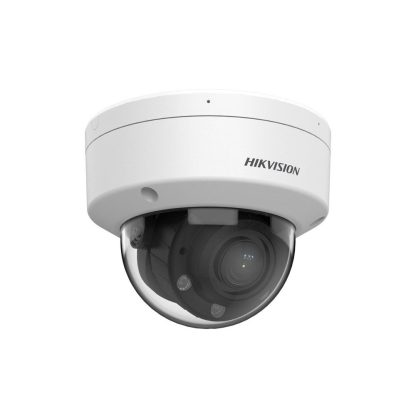 Camera supraveghere IP Dome Hikvision Dual Light DS-2CD1723G2-LIZU, 2 MP, 2.8 - 12 mm, IR/lumina alba 30 m, microfon, slot card, PoE