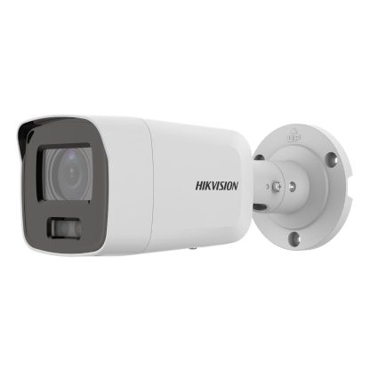 Camera supraveghere IP exterior Hikvision ColorVu DS-2CD2087G2-L(2.8MM)(C), 8 MP, 2.8 mm, lumina alba 40 m, PoE, slot card