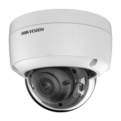 Camera supraveghere IP Dome Hikvision ColorVu DS-2CD2147G2-L(2.8MM)(C), 4 MP, 2.8 mm, lumina alba 30 m, PoE, slot card