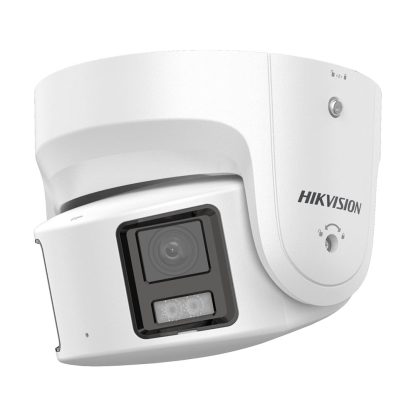 Camera supraveghere IP Dome Panoramic Hikvision ColorVu DS-2CD2387G2P-LSU/SL, 8 MP, 4 mm, lumina alba 30 m, unghi vizual 180 grade, PoE, slot card, microfon, sirena, stroboscop