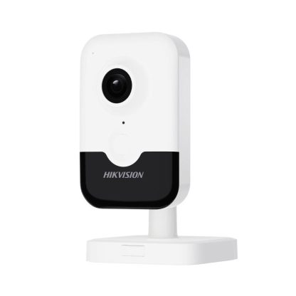 Camera supraveghere wireless IP Cube HikVision AcuSense DS-2CD2443G2-IW, 4 MP, 2.8 mm, IR 10 m, microfon, difuzor, slot card, detectie miscare