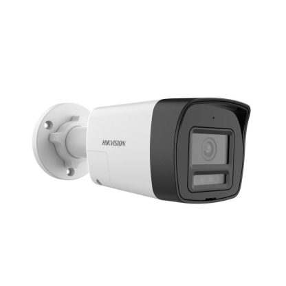 Camera supraveghere exterior HikVision DS-2CE16D0T-LTS, 2 MP, 2.8 mm, IR 30 m, lumina alba 20 m, microfon, difuzor