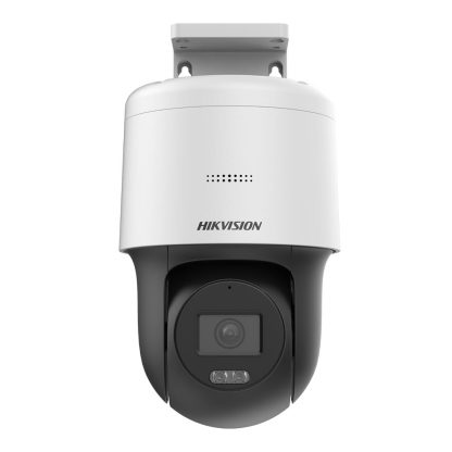 Camera supraveghere IP Speed Dome Hikvision DarkFighter DS-2DE2C400MW-DE-F1-S7, 4 MP, 2.8 mm, IR 30 m, lumina alba 30 m, microfon, slot card, PoE