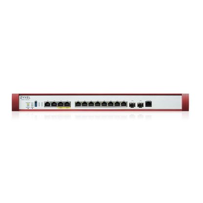 Router Firewall de securitate rackabil Unifi ZYXEL USG FLEX 700H, 10 porturi + 2 SFP, 15 Gbps, VPN, PoE