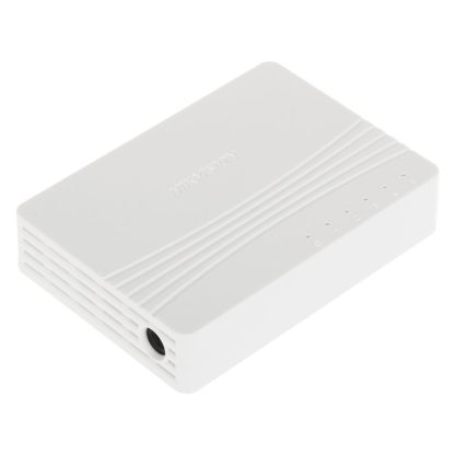 Switch cu 5 porturi Hikvision DS-3E0505D-E, 10 Gbps, 7.44 Mbps, 2000 MAC