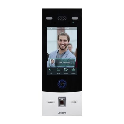 Videointerfon de exterior Dahua VTO7541G-S2, 2 MP, 8 inch, recunoastere faciala/amprenta/card, aparent/ingropat, 12 V