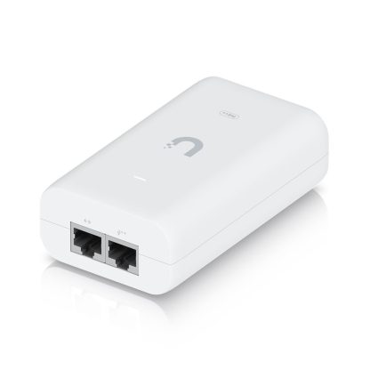 Injector PoE Ubiquiti U-POE++, 2 porturi, 60W, 48V, 1.25A