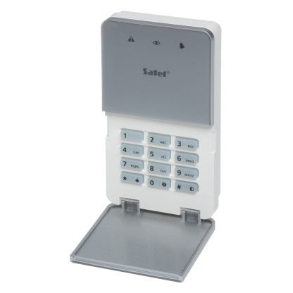 Tastatura LED de partitie Satel INT-SF-SSW, 3 butoane functionale, iesire yala electrica, monitorizare usa