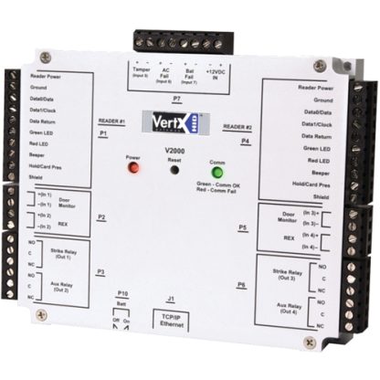 Interfata completa de acces HID 72000XEB0NX V2000, 2 intrari, 12-18 V