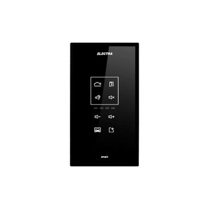 Interfon de interior Electra Smart ATM.0S403.ELB04, ecran sticla securizata, aparent, ABS