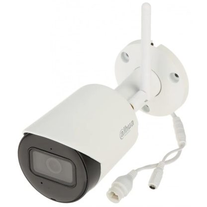 Camera supraveghere wireless IP WiFi Dahua IPC-HFW1230DS-SAW-0280B, 2 MP, IR 30 m, 2.8 mm, microfon, slot card, card 64 GB inclus