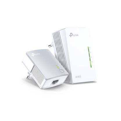 Kit adaptor powerline TP-Link TL-WPA4220KIT, 300 Mbps, 300 m, control de pe telefon