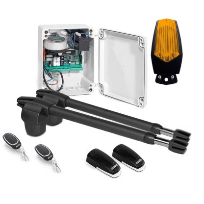 Kit automatizare poarta batanta Motorline LINCE 400 - 24V, 250 Kg/canat, 3 m/canat, 60 W