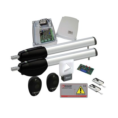 Kit automatizare poarta batanta Roger Technology KIT BE/210, 2.5 m, 300 Kg, 24 Vdc