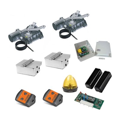 Kit automatizare poarta batanta Roger Technology Kit R21/362, 3.5 m/canat, 800 Kg/canat, 230 Vac