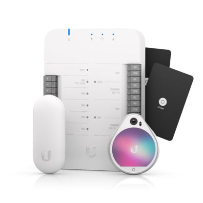 Sistem control acces IP Ubiquiti UniFi Starter UA-SK, card, 13.56 KHz, NFC, BLE 4, PoE