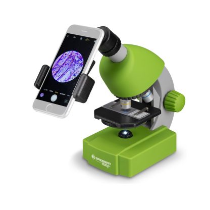 Microscop optic Bresser Junior 40x-640x verde