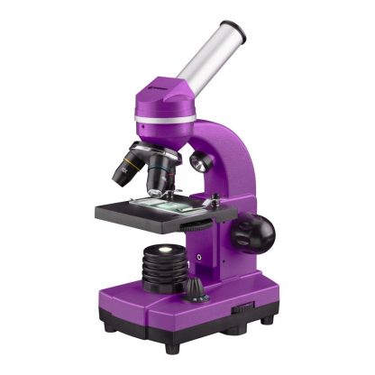 Microscop optic Bresser Junior Student Biolux SEL, violet