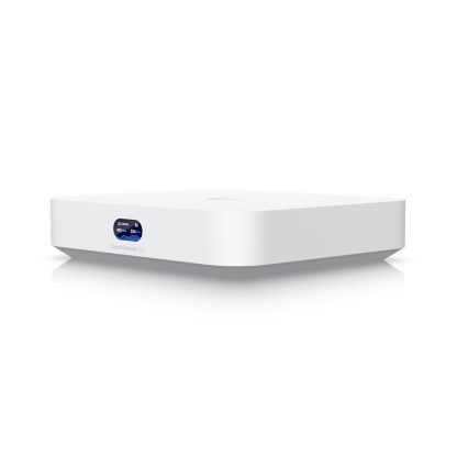 Router 5 porturi Ubiquiti UniFi Cloud Gateway Ultra UCG-ULTRA, 1x 2.5GbE RJ45, IDS/IPS 1Gbps, Bluetooth, 300+ utilizatori