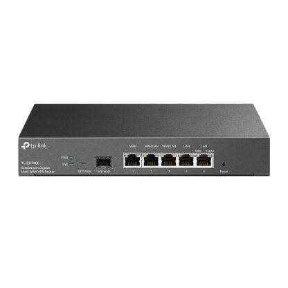 Router Gigabit Multi-WAN VPN SafeStream TP-Link TL-ER7206, 1 port WAN, 4 porturi LAN, 1 port SFP, 10/100/1000 Mbps