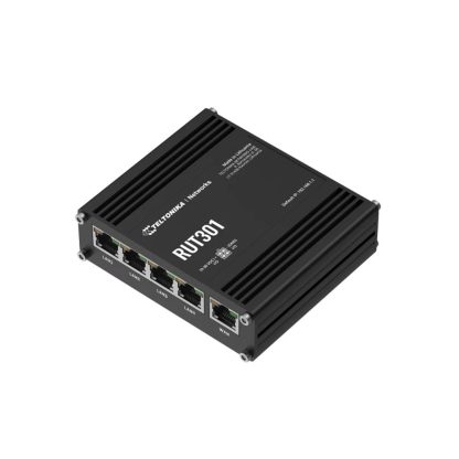 Router industrial cu 5 porturi Ethernet Teltonika RUT301, IoT, USB 2.0