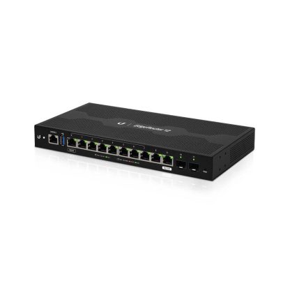 Router Ubiquiti EdgeRouter 12 ER-12, 1GB DDR3, 10 porturi 10/100/1000 RJ45, 2 porturi 1Gbps SFP