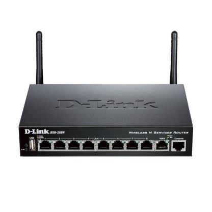 Router wireless Gigabit D-Link Unified DSR-250N, 1 port WAN, 8 porturi LAN, USB, 2.4 GHz, 300 Mbps